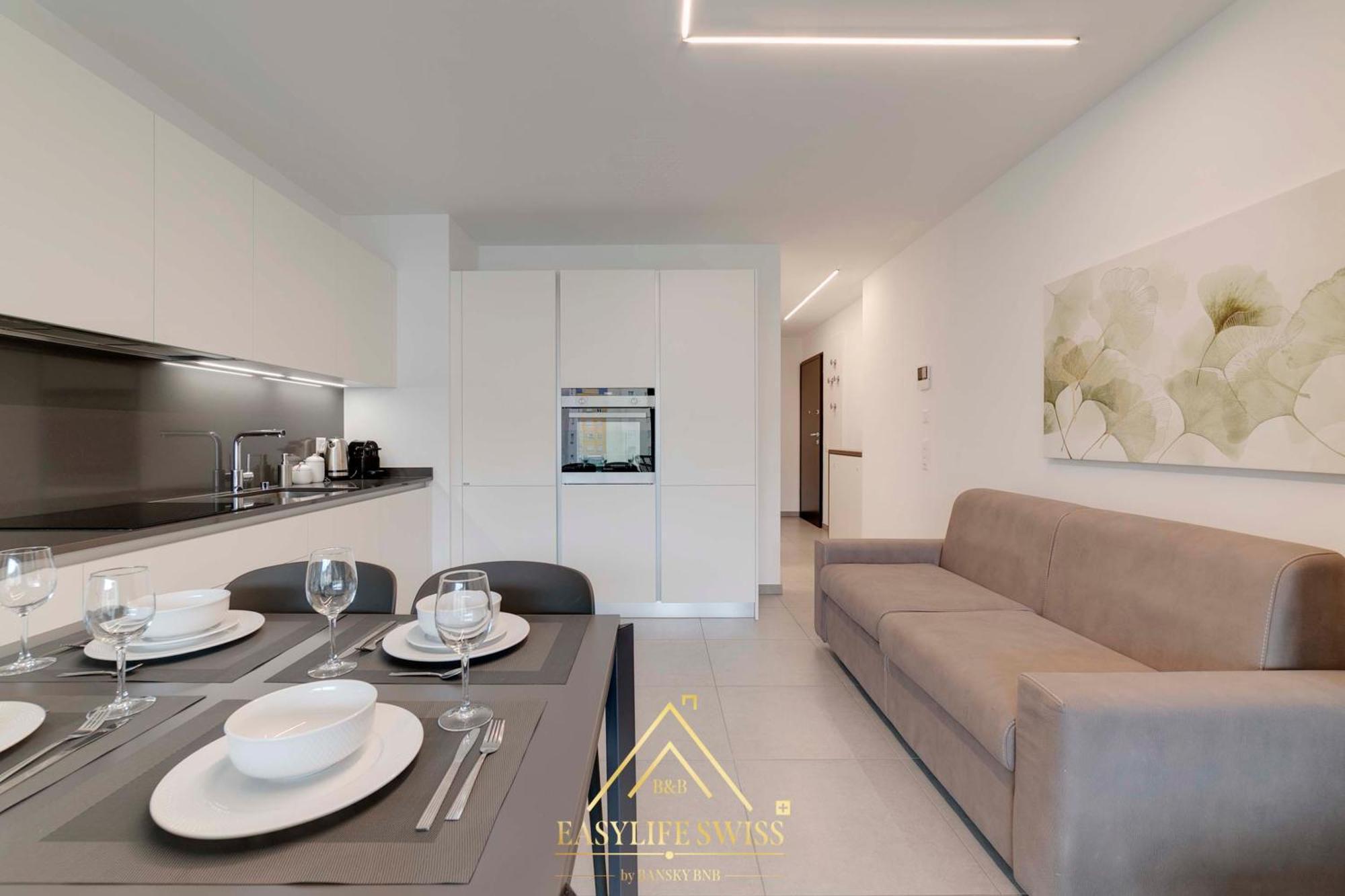 Rame Loft Per 4 Persone A Bellinzona -By Easylife Swiss Exterior foto
